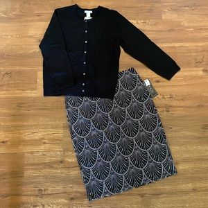 *Complete outifit* cardigan and skirt